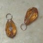 Silver 8x12mm Champagne INTERCHANGEABLE Earring Charms