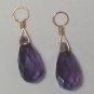 MED Purple CZ INTERCHANGEABLE Earring Charms YG