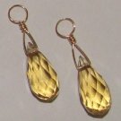 MED Lemon Lime CZ INTERCHANGEABLE Earring Charms YG