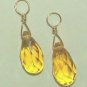 MED Golden Yellow CZ INTERCHANGEABLE Earring Charms YG