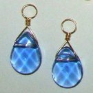 MD Light Blue CZ INTERCHANGEABLE Earring Charms YG
