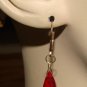 Luscious MED Red CZ INTERCHANGEABLE Earring Charms YG