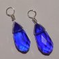 Large Sapphire Blue INTERCHANGEABLE Earring Charms SS