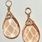 Large Pink Champagne INTERCHANGEABLE Earring Charms YG