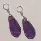 Large Dark Purple INTERCHANGEABLE Earring Charms SS