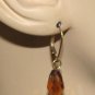 8x12mm Whisky Amber INTERCHANGEABLE Earring Charms SS