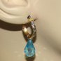 8x12mm Topaz Blue INTERCHANGEABLE Earring Charms YG