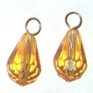 8x12mm Golden Topaz INTERCHANGEABLE Earring Charms YG