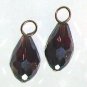 8x12mm Dark Plum INTERCHANGEABLE Earring Charms YG