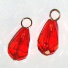 8x12mm BRIGHT Red INTERCHANGEABLE Earring Charms YG