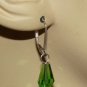 Green Crystal INTERCHANGEABLE Earring Charms YG or SS