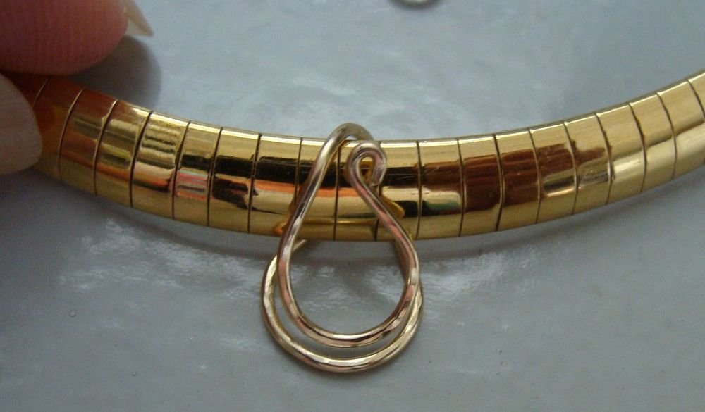 5 INTERCHANGEABLE Pendant Hanger SLIDE Convert Pendant 2 Slide FITS 8mm Omega GF