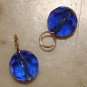 8mm Sapphire Blue INTERCHANGEABLE Earring Charms SILVER