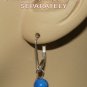 Orange 6mm MOP INTERCHANGEABLE Earring Charms YG or SS