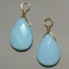 LG Baby Blue INTERCHANGEABLE Earring Charms YG or SS