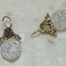 Fancy 8mm Clear INTERCHANGEABLE Earring Charms YG