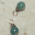 8m Dk Mint Chalcedony INTERCHANGEABLE Earring Charms YG