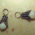 Fancy 6mm MOP INTERCHANGEABLE Earring Charms YG or SS