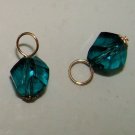 Twisted Emerald INTERCHANGEABLE Earring Charms YG or SS