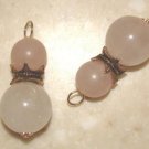 Fancy Rose Quartz INTERCHANGEABLE Earring Charms YG SS