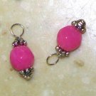 SS Fancy Pink Chalcedony INTERCHANGEABLE Earring Charms
