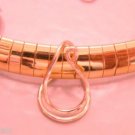 INTERCHANGEABLE Pendant Hanger Converts Pendant 2 SLIDE FITS 8mm Omega Rose Gold