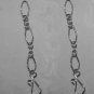1.5" Textured Chain INTERCHANGEABLE Earring Charm Convertible EXTENDERS YG or SS