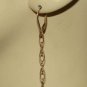 1.5" Textured Chain INTERCHANGEABLE Earring Charm Convertible EXTENDERS YG or SS