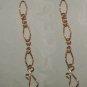 1.5" Textured Chain INTERCHANGEABLE Earring Charm Convertible EXTENDERS YG or SS