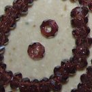 ROSE Crystal INTERCHANGEABLE European LG Hole Beads (2)