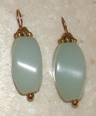 Mint Amazonite Twist INTERCHANGEABLE Earring Charms YG