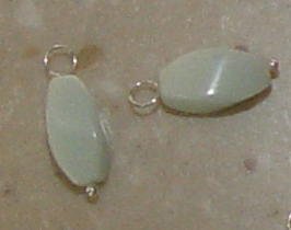 Mint Amazonite Twist INTERCHANGEABLE Earring Charms SS