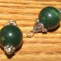 Fancy 12mm Dark Olive INTERCHANGEABLE Earring Charms SS