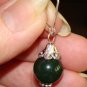 Fancy 12mm Dark Olive INTERCHANGEABLE Earring Charms SS