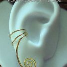 Fancy Non-Pierced INTERCHANGEABLE Right Ear Cuff Perfect 4 Charms CHOICE YG - SS