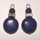 XLG Fancy DBL Lapis INTERCHANGEABLE Earring Charms YG
