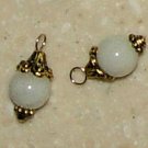 Fancy Moonstone INTERCHANGEABLE Earring Charms YG or SS