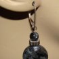 Large Charcoal Black Labradorite Pendant YG