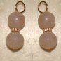 Fancy DBL Rose Quartz INTERCHANGEABLE Earring Charms YG