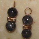 Fancy DBL Labradorite INTERCHANGEABLE Earring Charms YG
