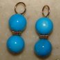 Fancy DBL Blue MOP INTERCHANGEABLE Earring Charms YG