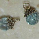 10mm Fancy Topaz INTERCHANGEABLE Earring Charms YG