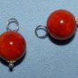 AAA Crab Agate INTERCHANGEABLE Earring Charms YG or SS