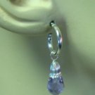 Fancy Light Purple Alexandrite CZ INTERCHANGEABLE Earring Charms SS