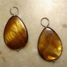 Golden MOP Tears INTERCHANGEABLE Earring Charms YG orSS