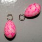 Hot Pink Easter INTERCHANGEABLE Earring Charms YG or SS