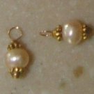 7mm Peachy Pink Pearl INTERCHANGEABLE Earring Charms YG