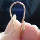 Squared Fancy Looped and Hammered INTERCHANGEABLE Earring Wires YG