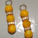 HOT Yellow MOP INTERCHANGEABLE Earring Charms YG or SS