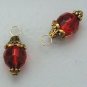 Fancy 10mm Red INTERCHANGEABLE Earring Charms YG or SS
